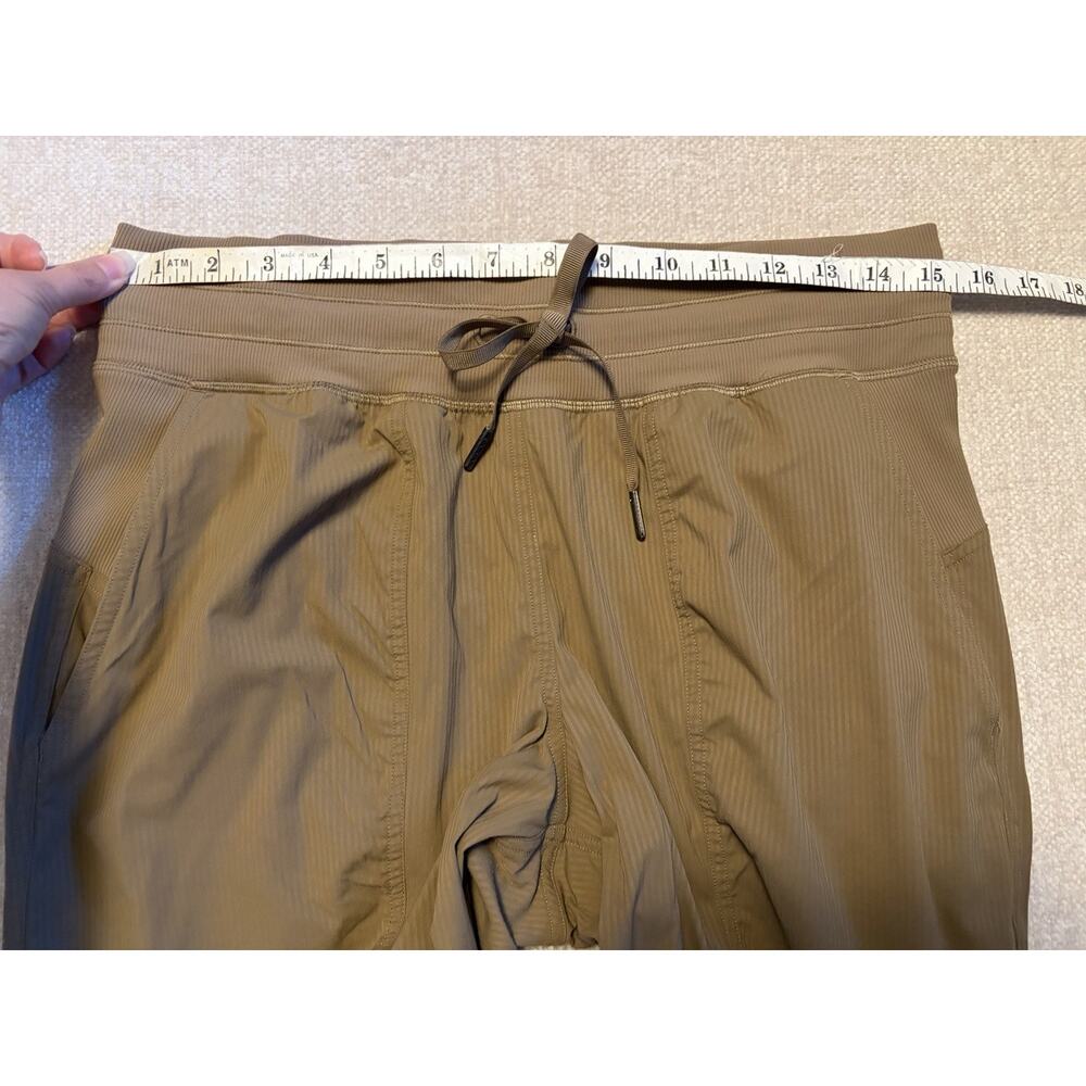 Lululemon Dance Studio Joggers Size 8 Tan Brown Full Length Mid Rise Pant Pocket - Picture 9 of 12